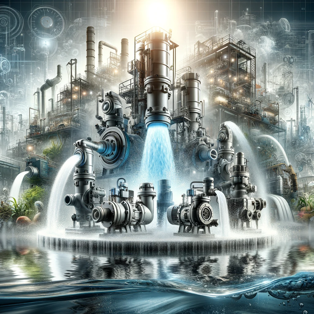 Multiple Homa GRP pumps in diverse industrial applications, demonstrating efficiency and technological superiority.